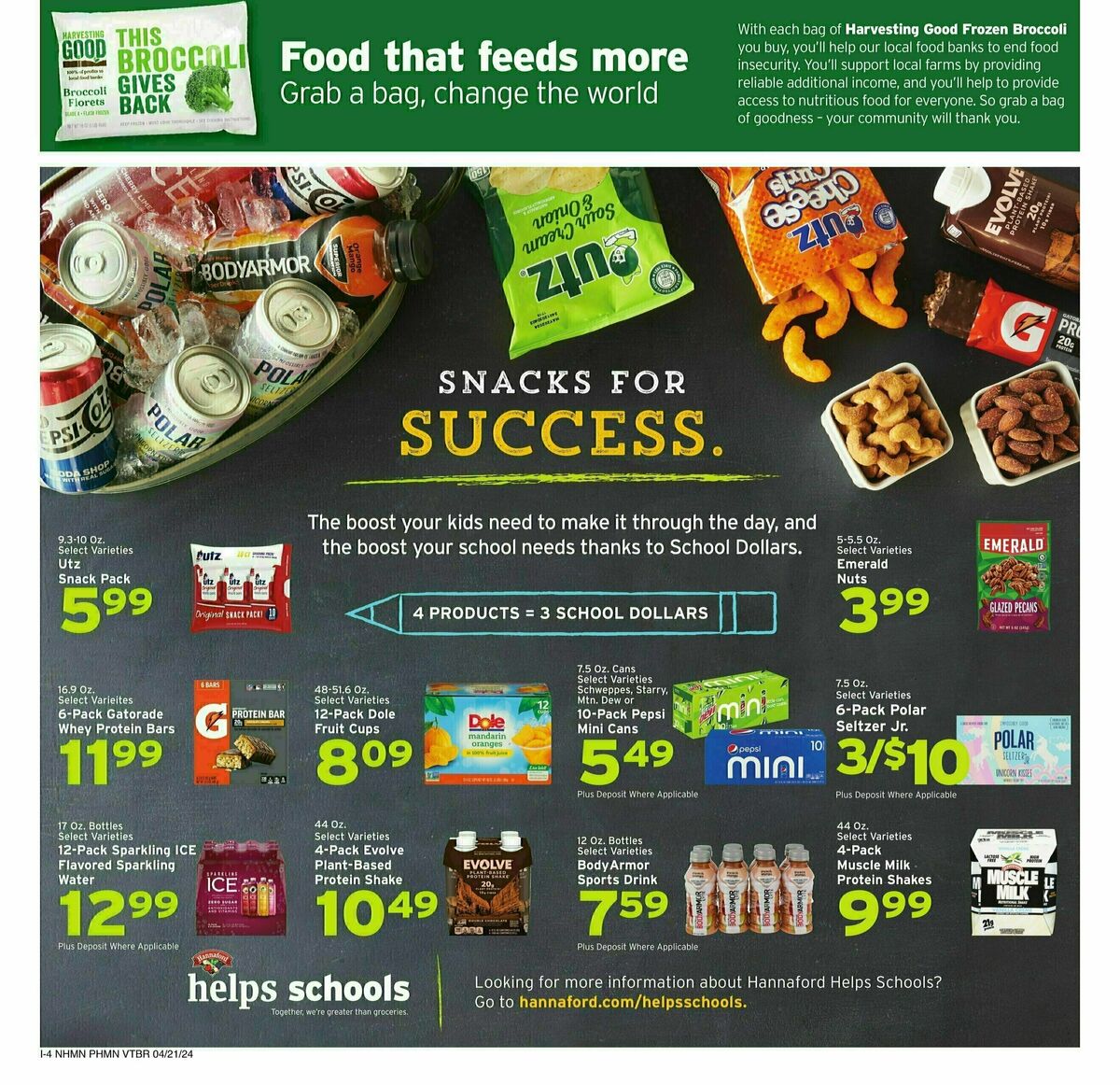 Hannaford Weekly Ad from April 21