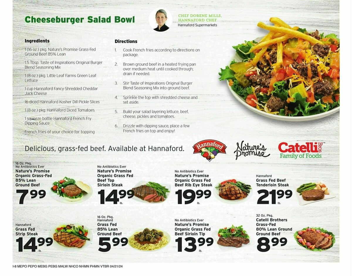 Hannaford Weekly Ad from April 21