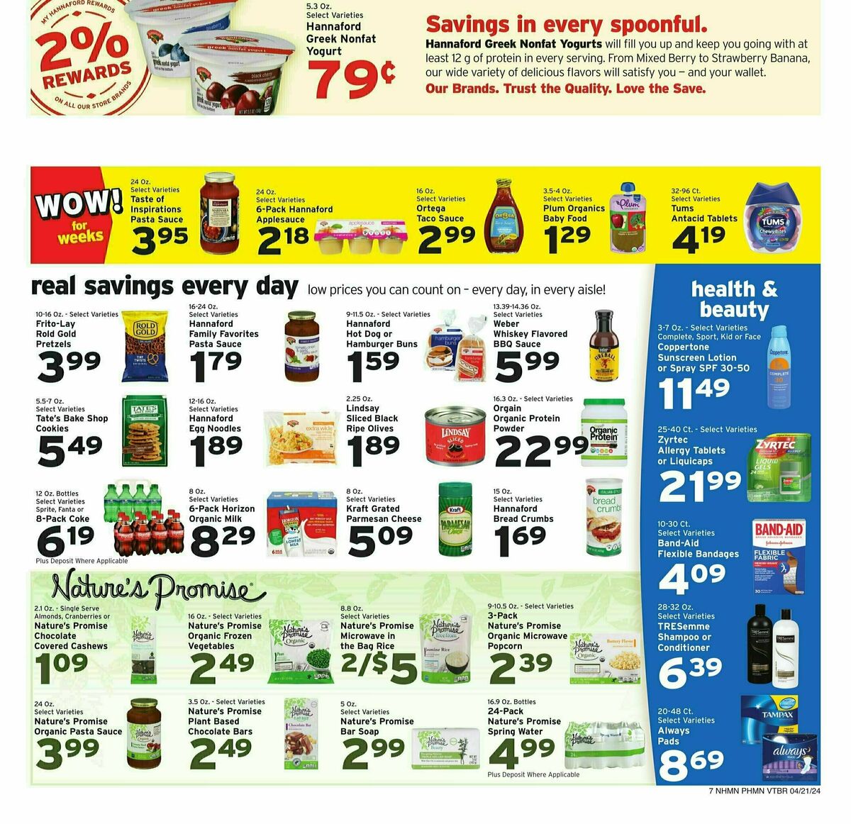 Hannaford Weekly Ad from April 21