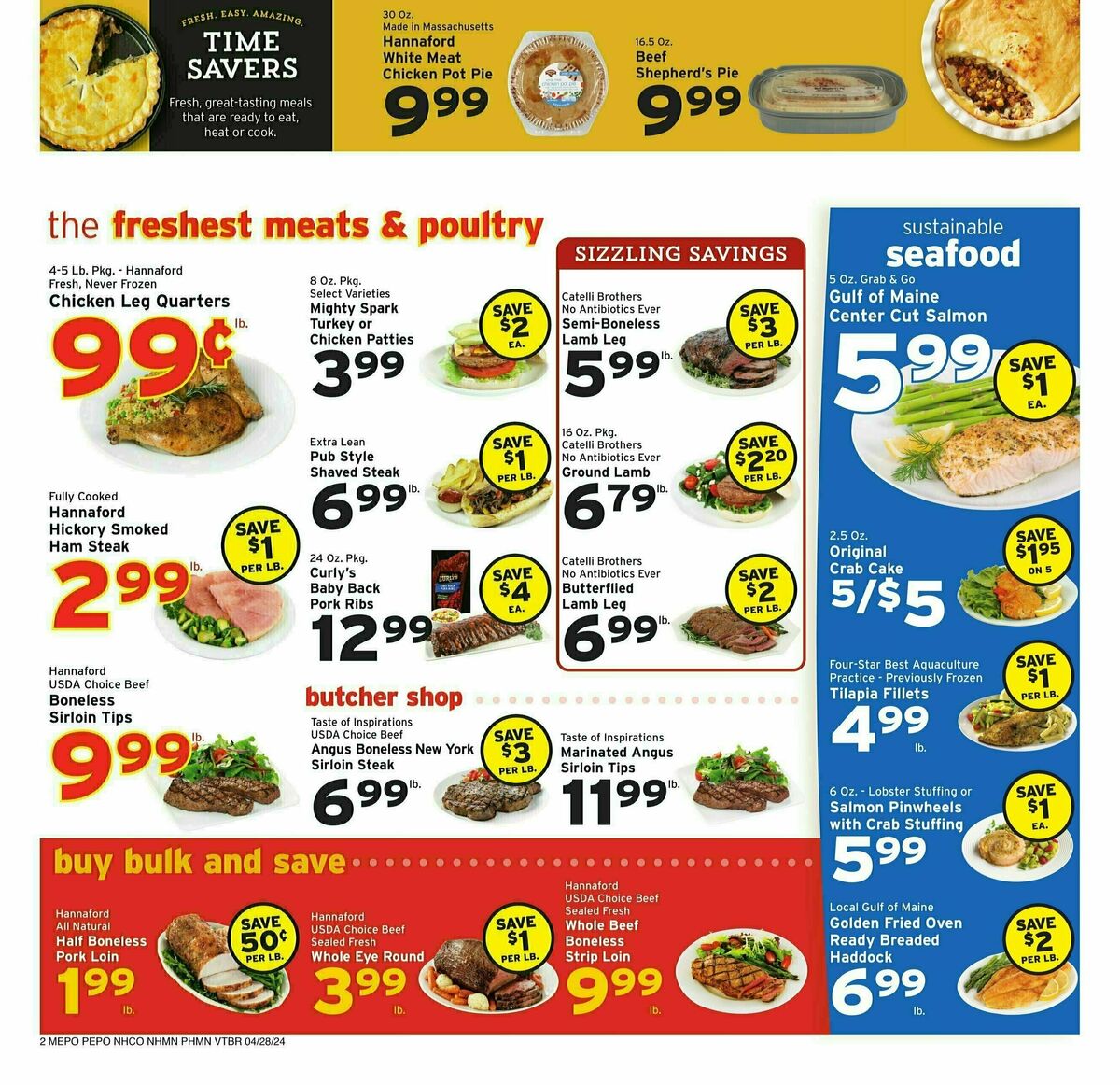 Hannaford Weekly Ad from April 28