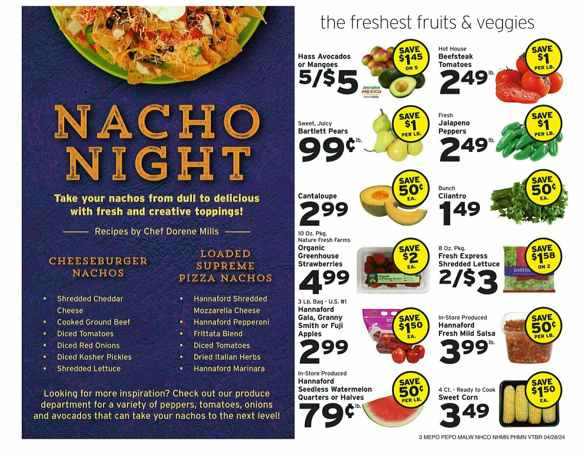 Hannaford Weekly Ad from April 28