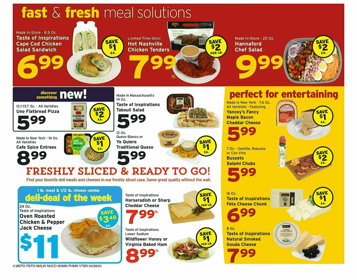 Hannaford Weekly Ad from April 28