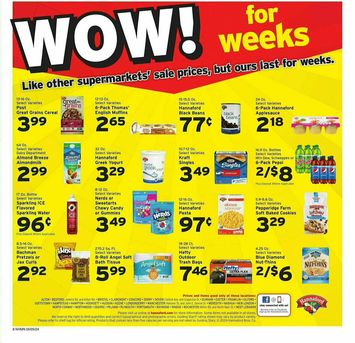 Hannaford Weekly Ad from May 5