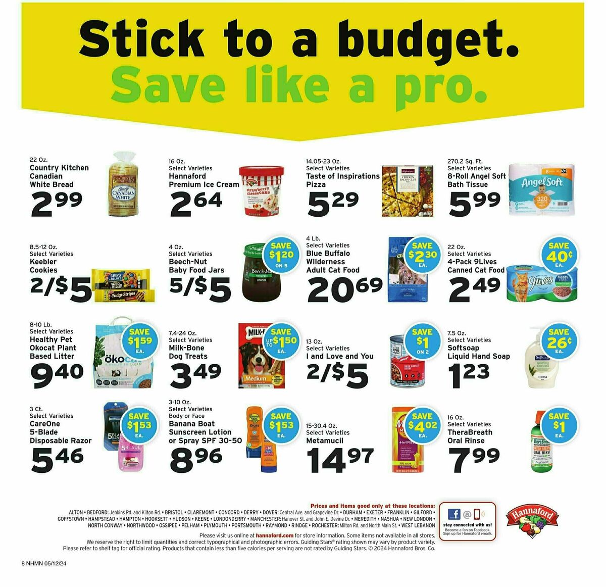 Hannaford Weekly Ad from May 12