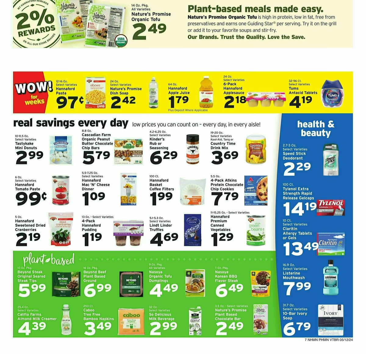 Hannaford Weekly Ad from May 12