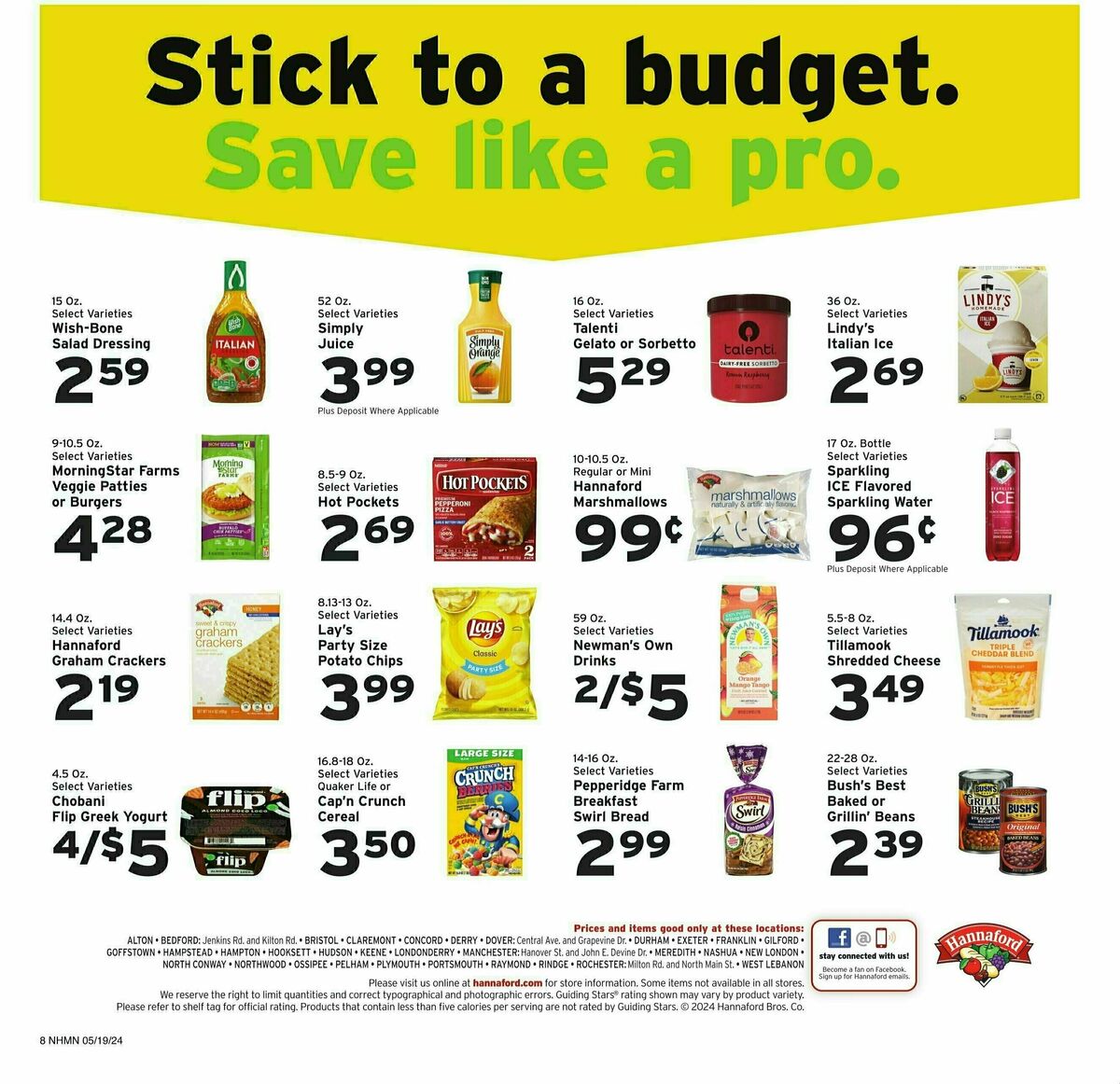 Hannaford Weekly Ad from May 19