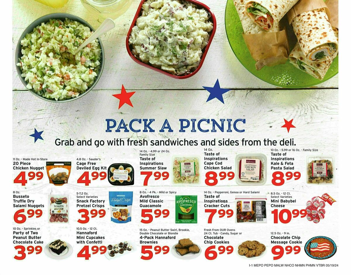 Hannaford Weekly Ad from May 19