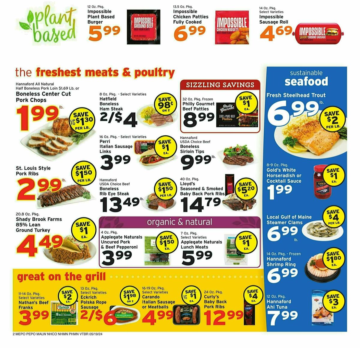 Hannaford Weekly Ad from May 19