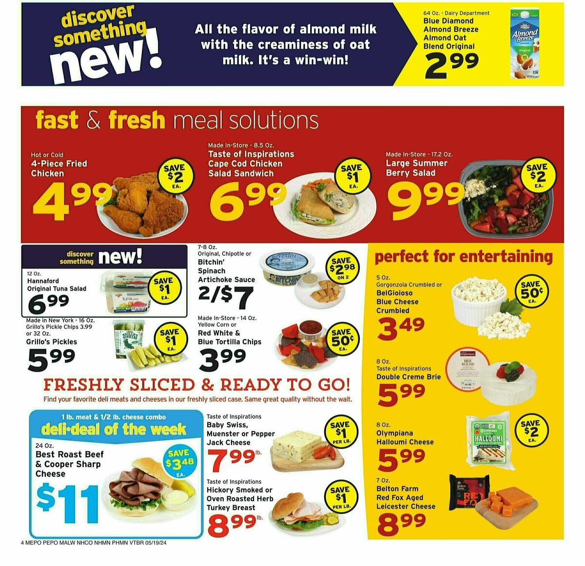 Hannaford Weekly Ad from May 19