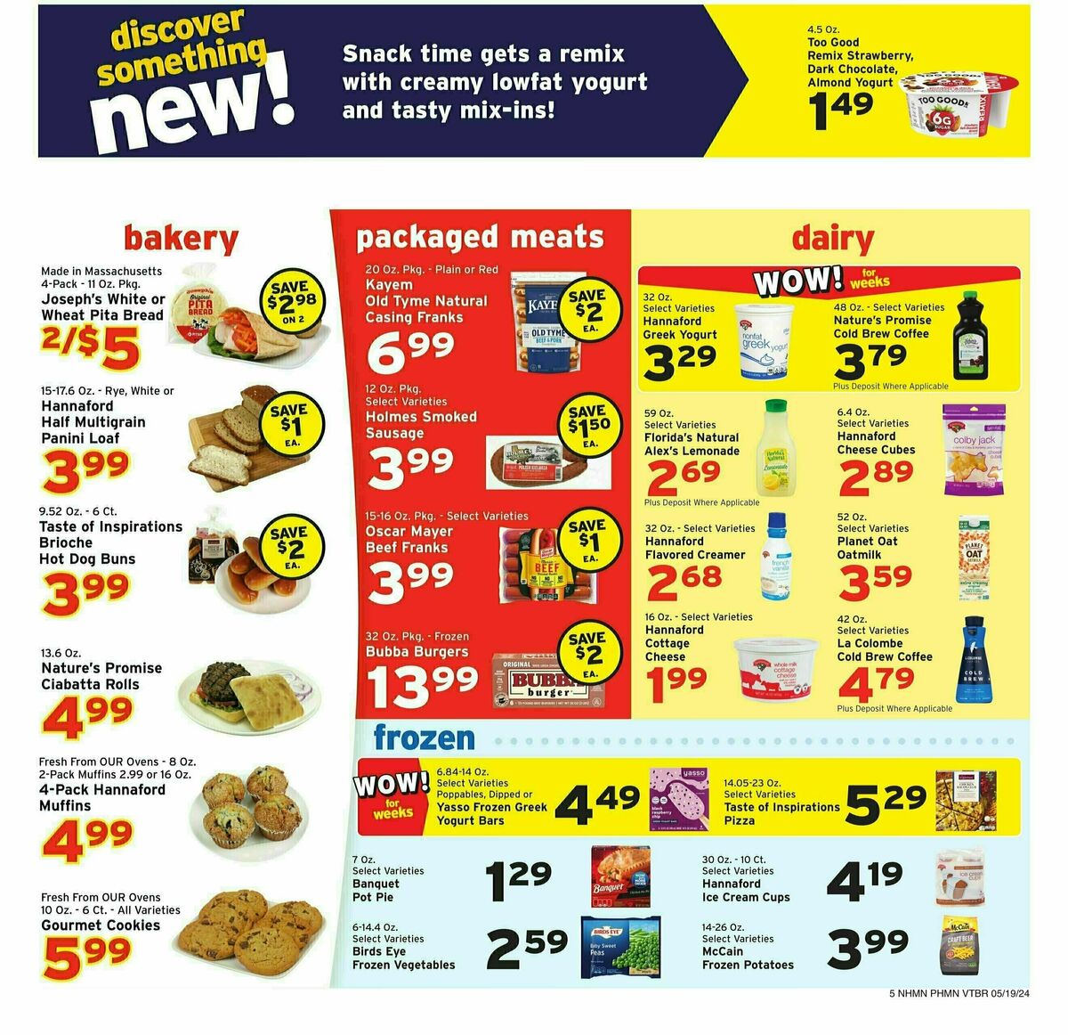 Hannaford Weekly Ad from May 19