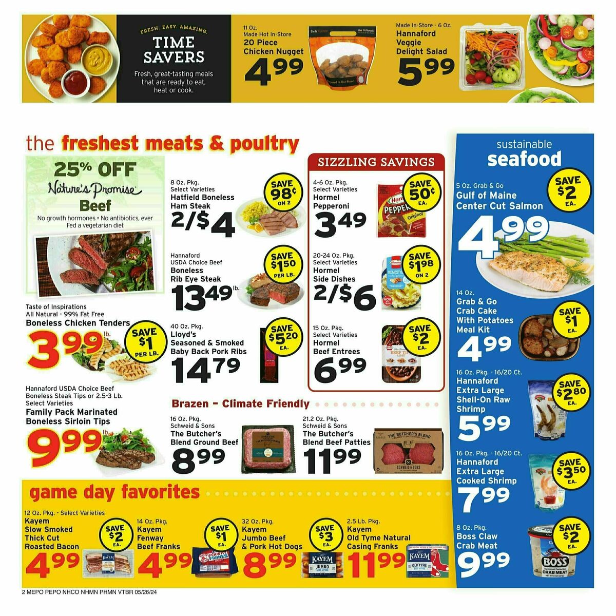 Hannaford Weekly Ad from May 26