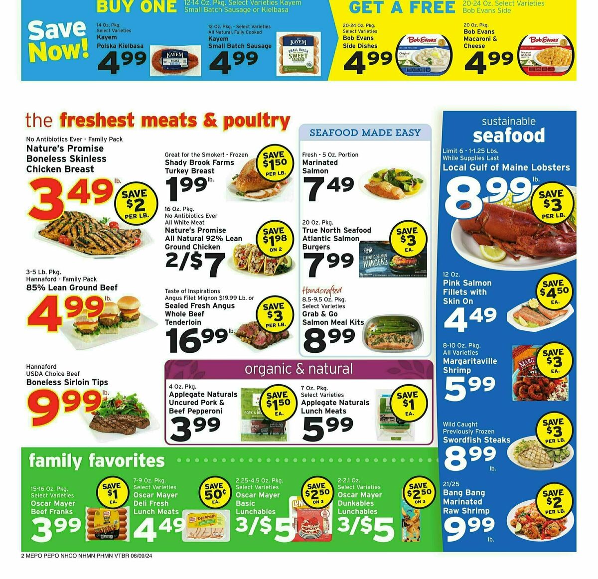 Hannaford Weekly Ad from June 9