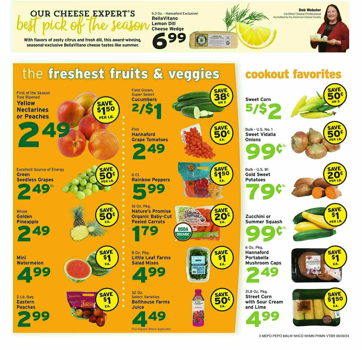 Hannaford Weekly Ad from June 9