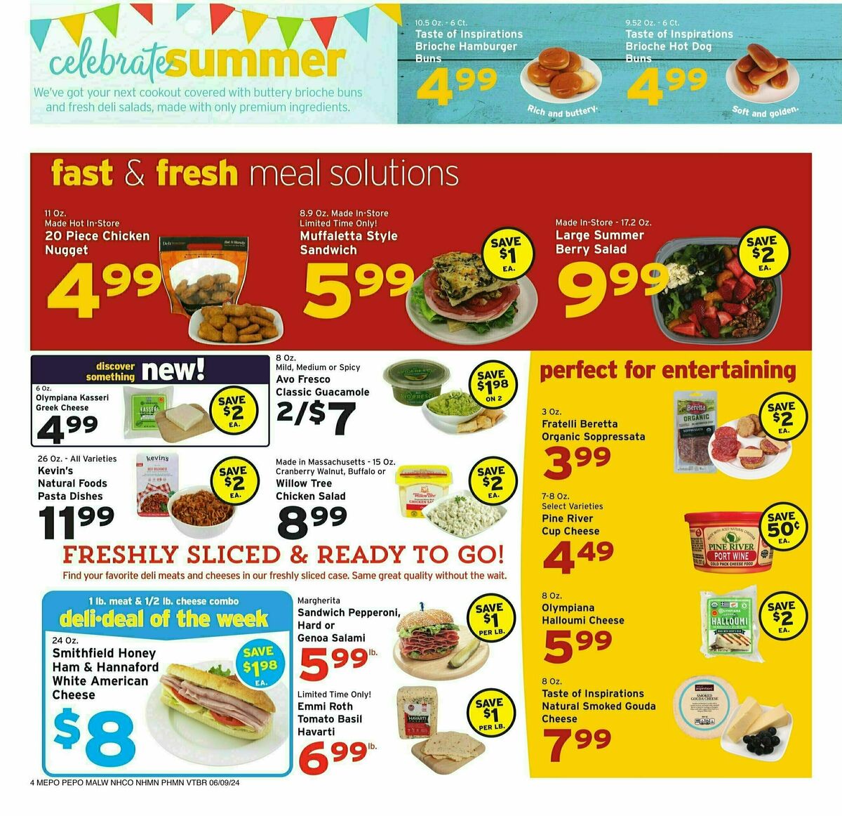 Hannaford Weekly Ad from June 9