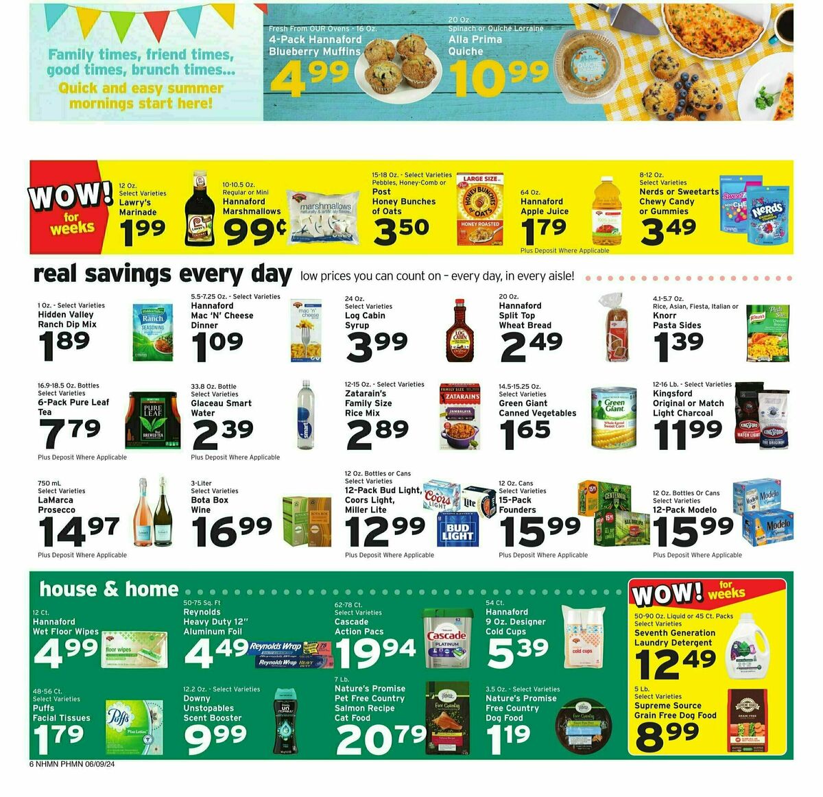 Hannaford Weekly Ad from June 9