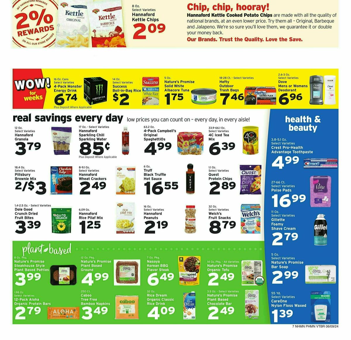 Hannaford Weekly Ad from June 9