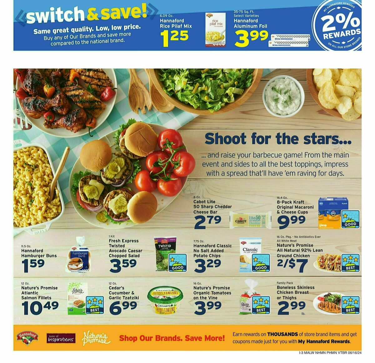 Hannaford Weekly Ad from June 16