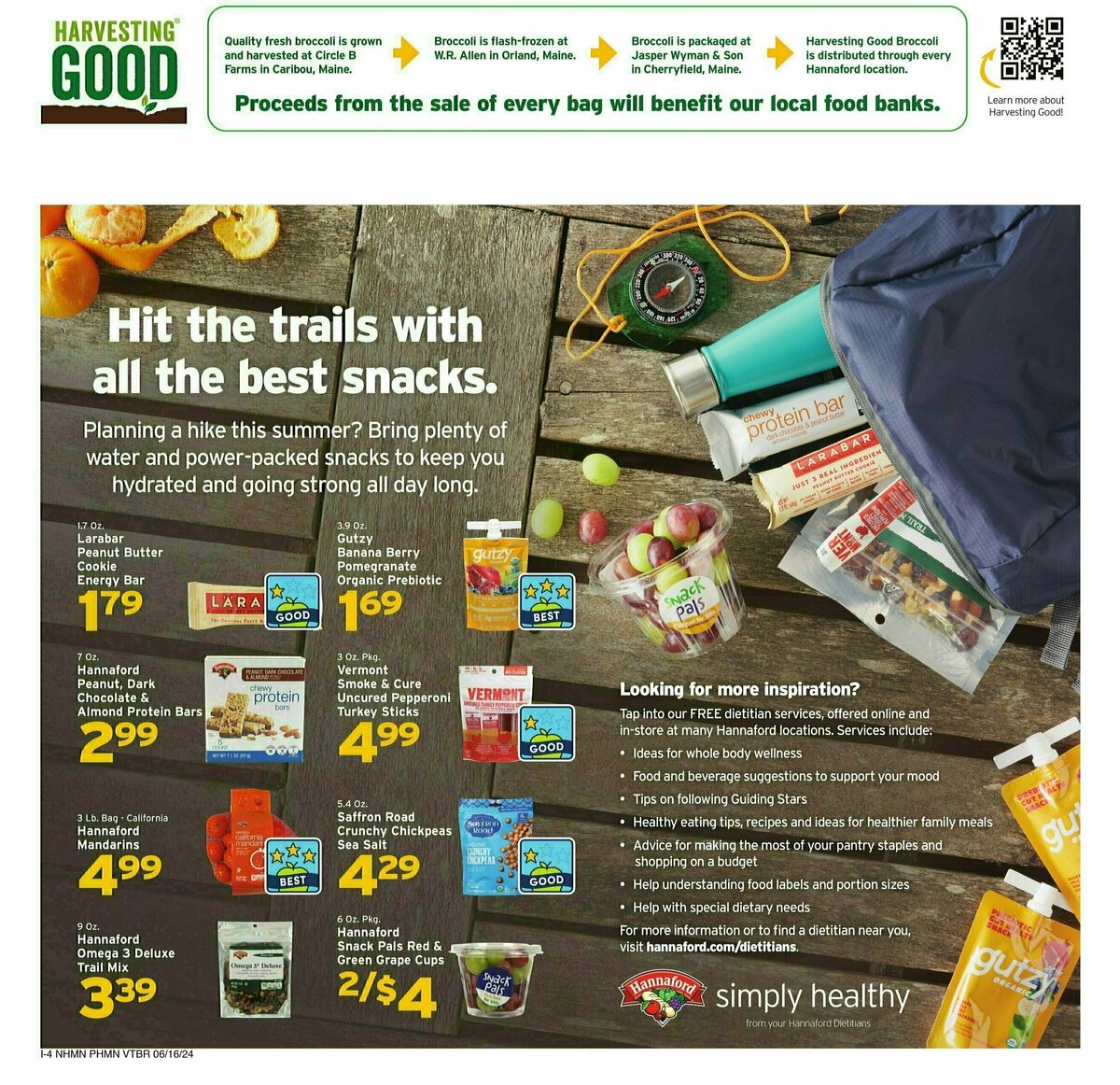 Hannaford Weekly Ad from June 16