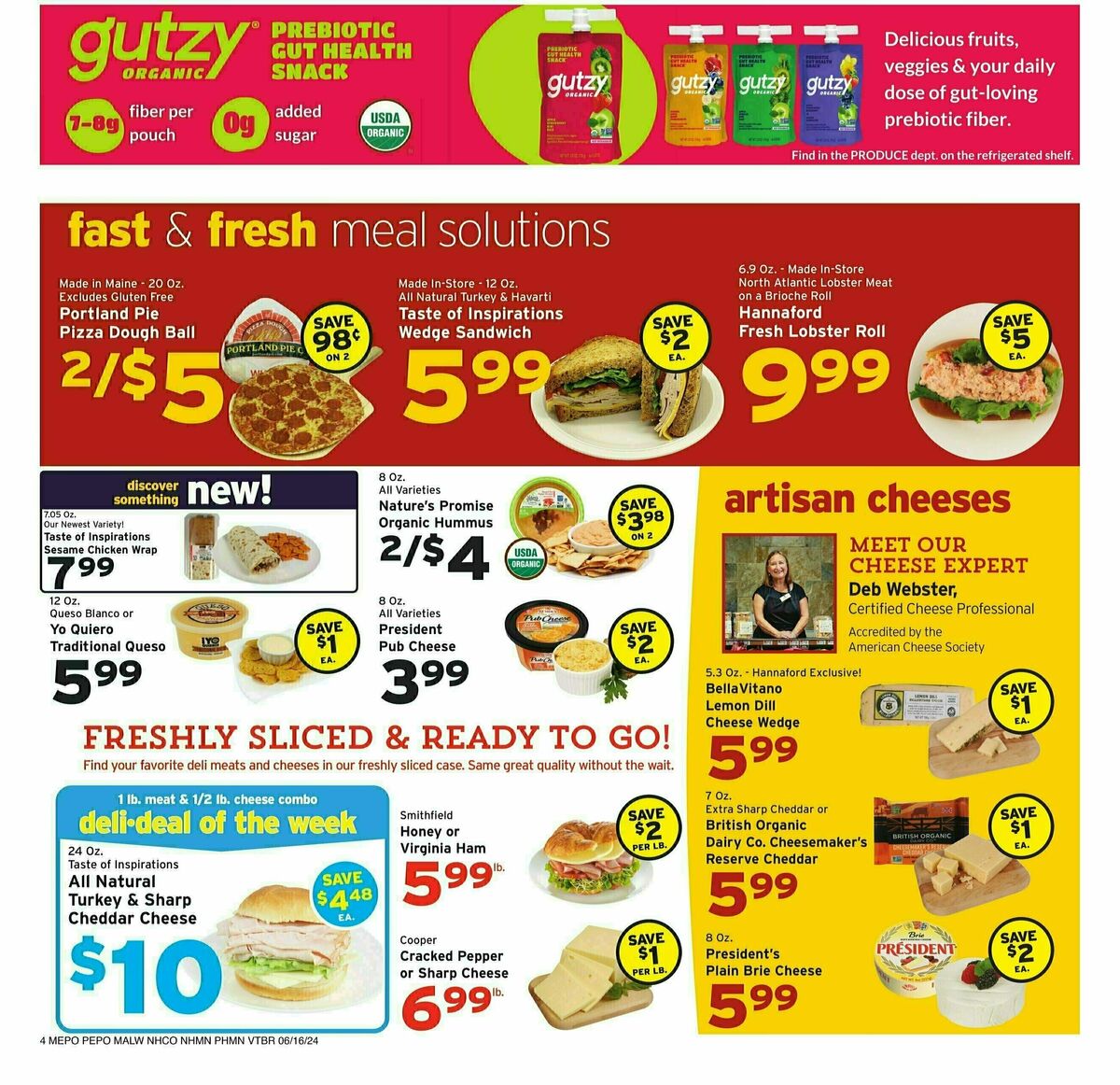 Hannaford Weekly Ad from June 16