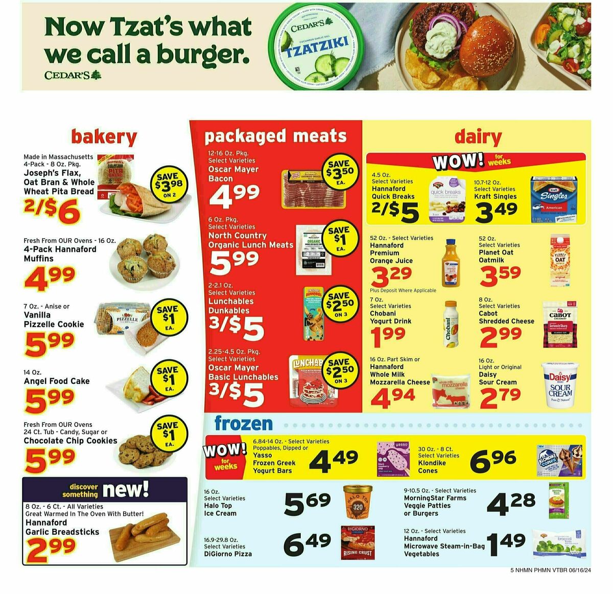 Hannaford Weekly Ad from June 16