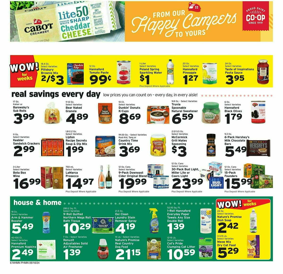 Hannaford Weekly Ad from June 16