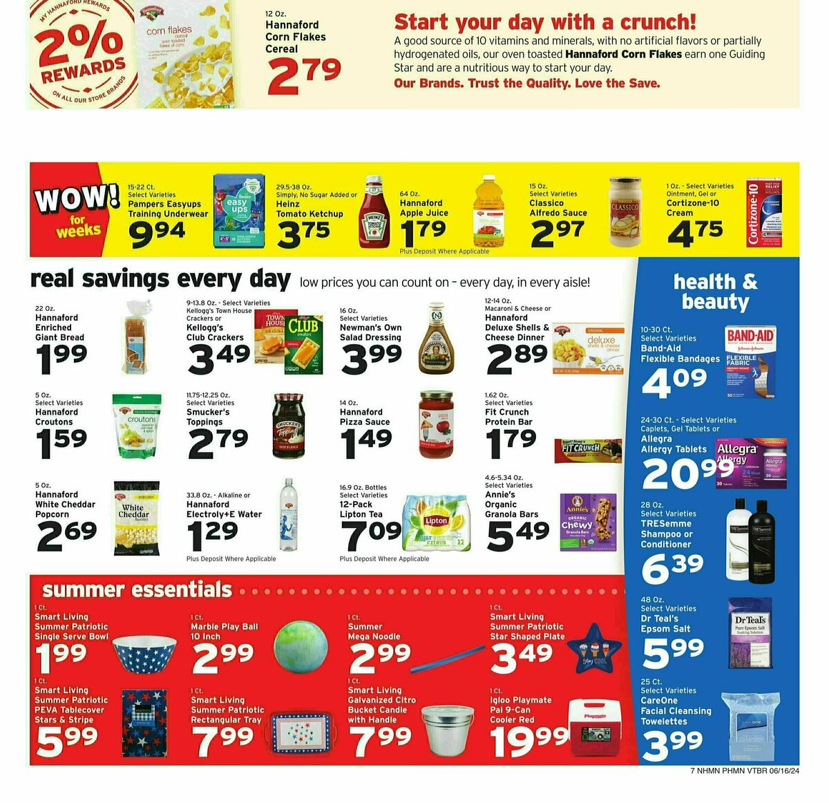 Hannaford Weekly Ad from June 16