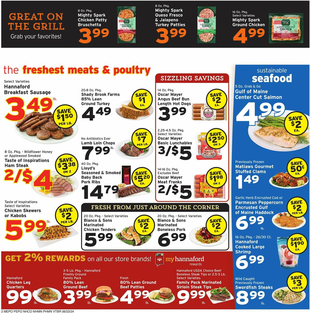 Hannaford Weekly Ad from June 23