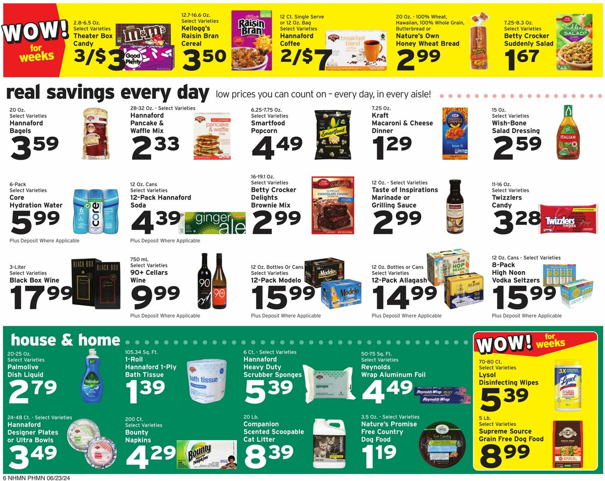 Hannaford Weekly Ad from June 23