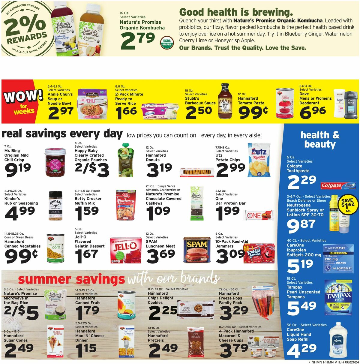 Hannaford Weekly Ad from June 23