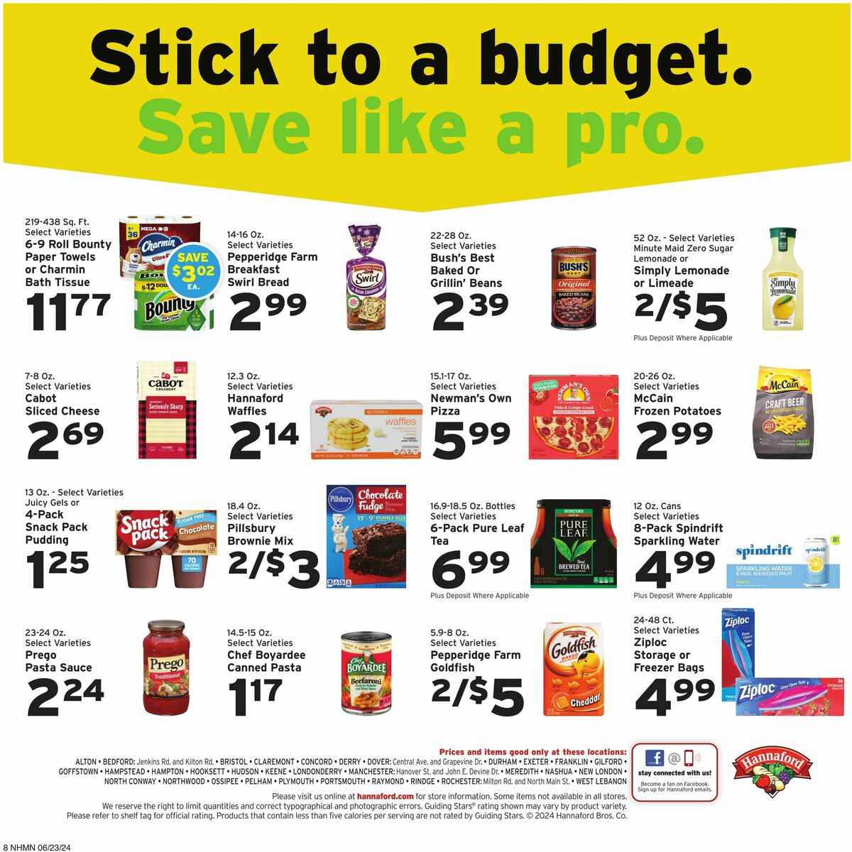 Hannaford Weekly Ad from June 23