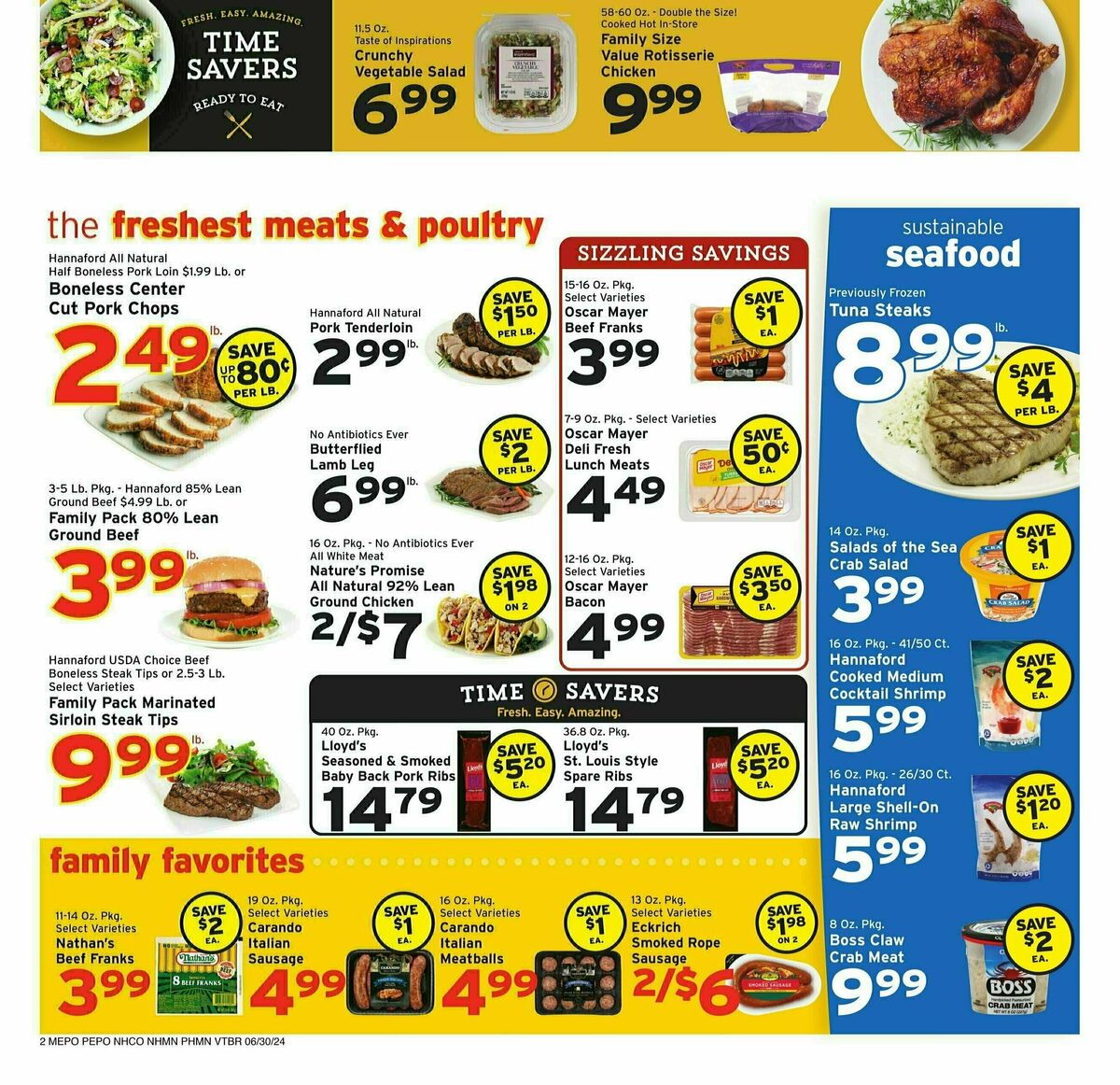 Hannaford Weekly Ad from June 30