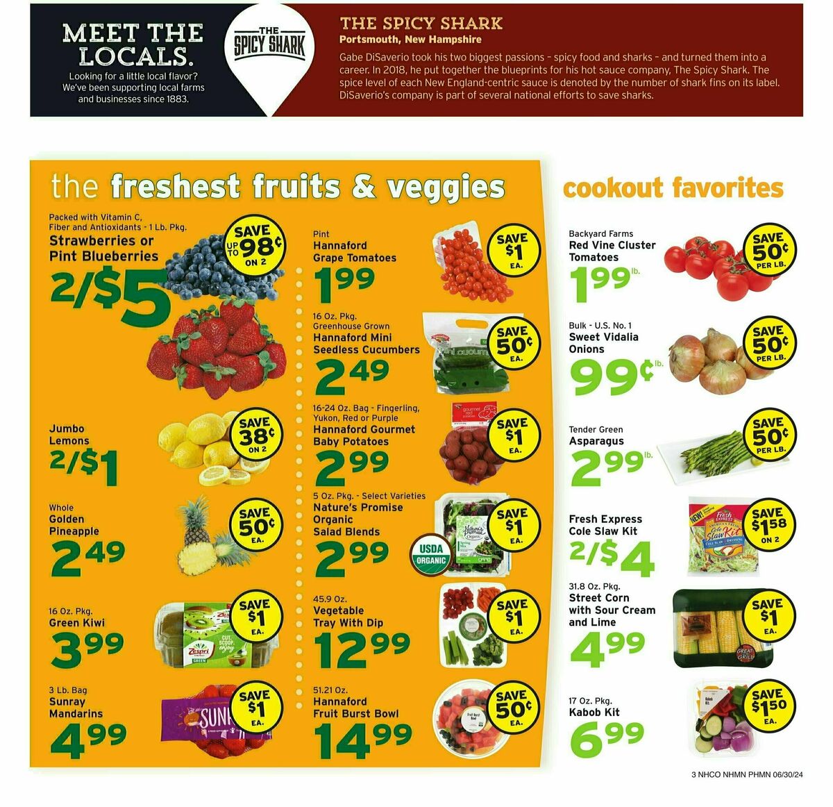 Hannaford Weekly Ad from June 30