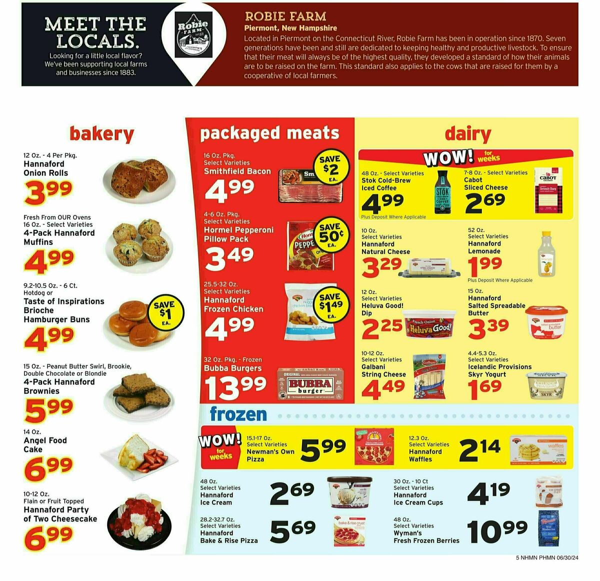 Hannaford Weekly Ad from June 30