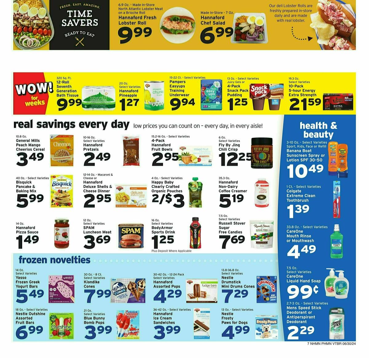 Hannaford Weekly Ad from June 30