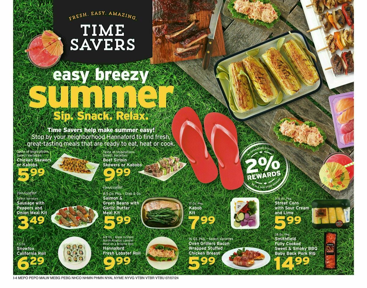 Hannaford Weekly Ad from July 7