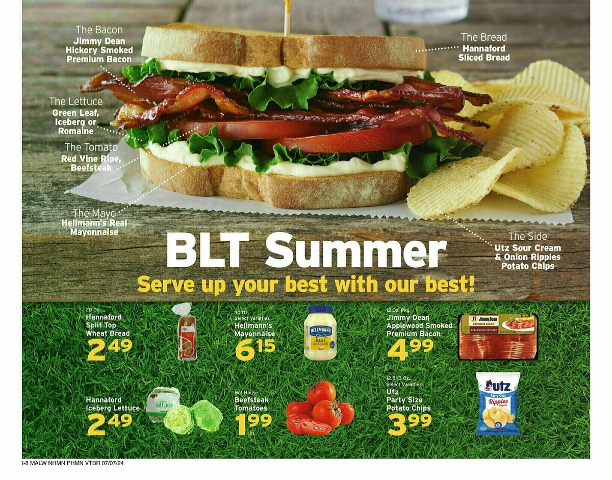 Hannaford Weekly Ad from July 7