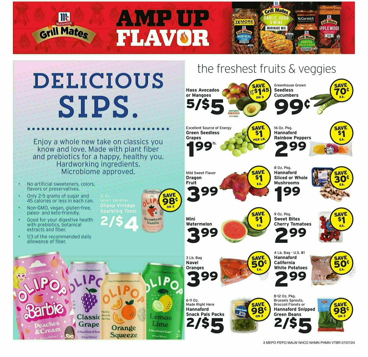 Hannaford Weekly Ad from July 7