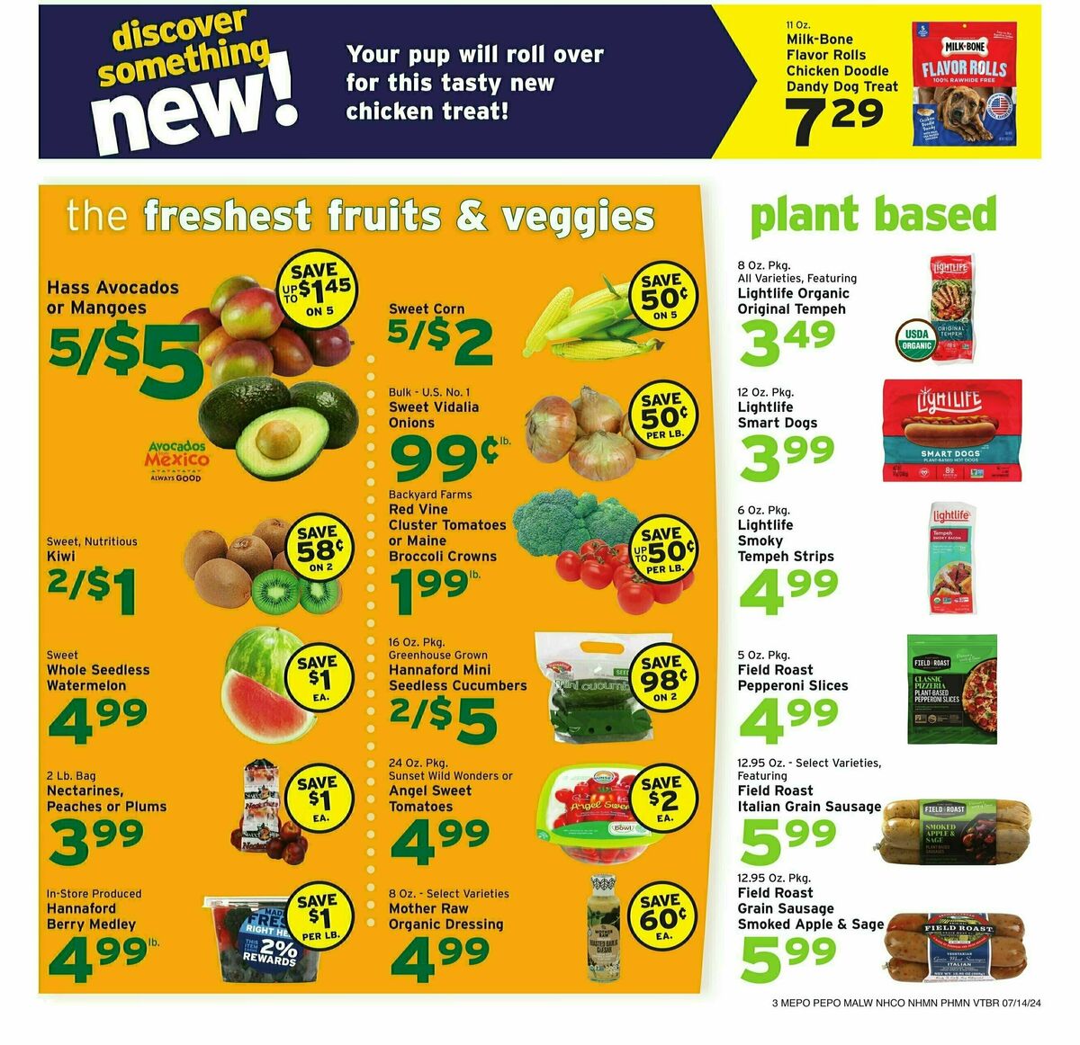 Hannaford Weekly Ad from July 14