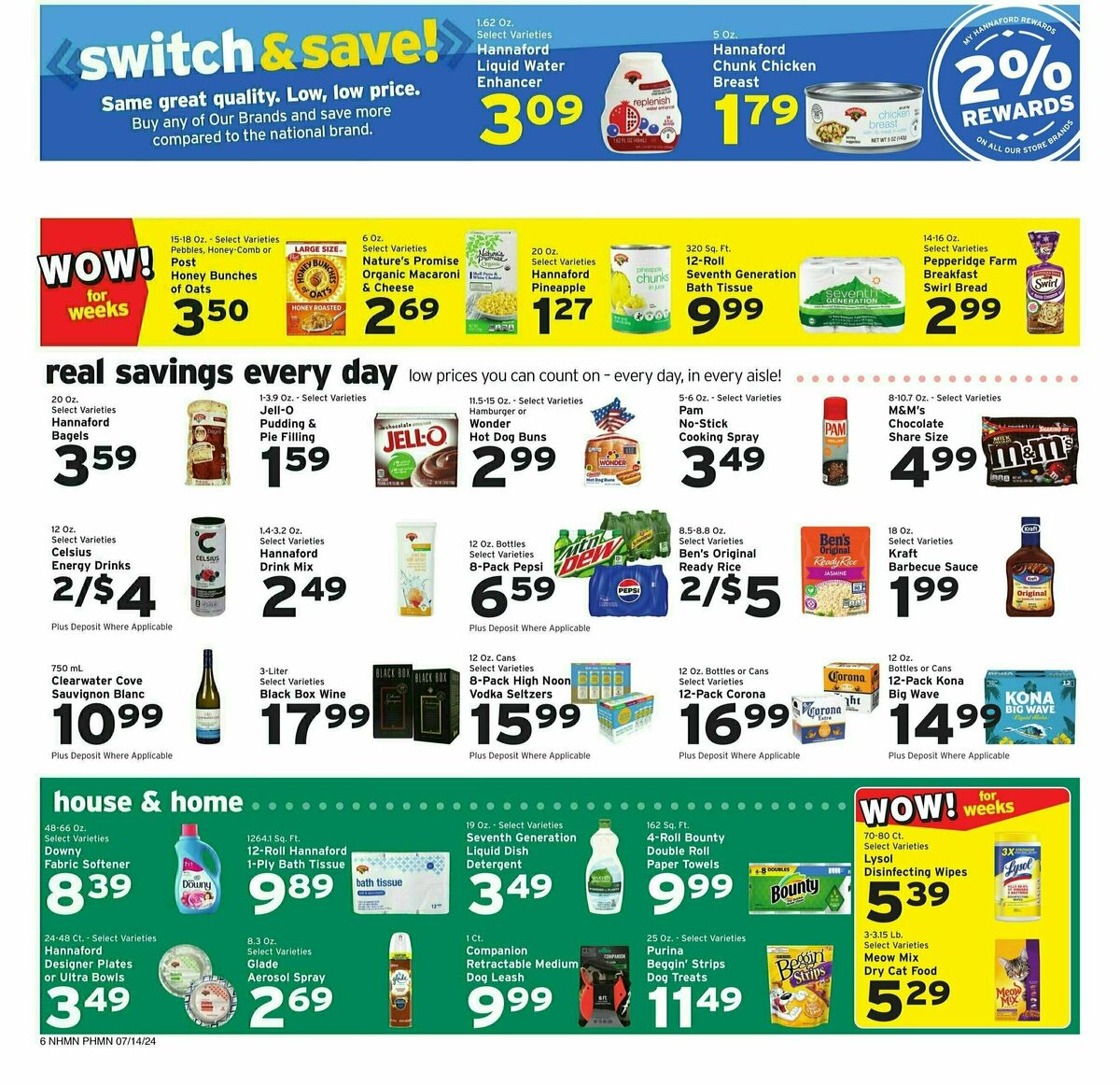 Hannaford Weekly Ad from July 14