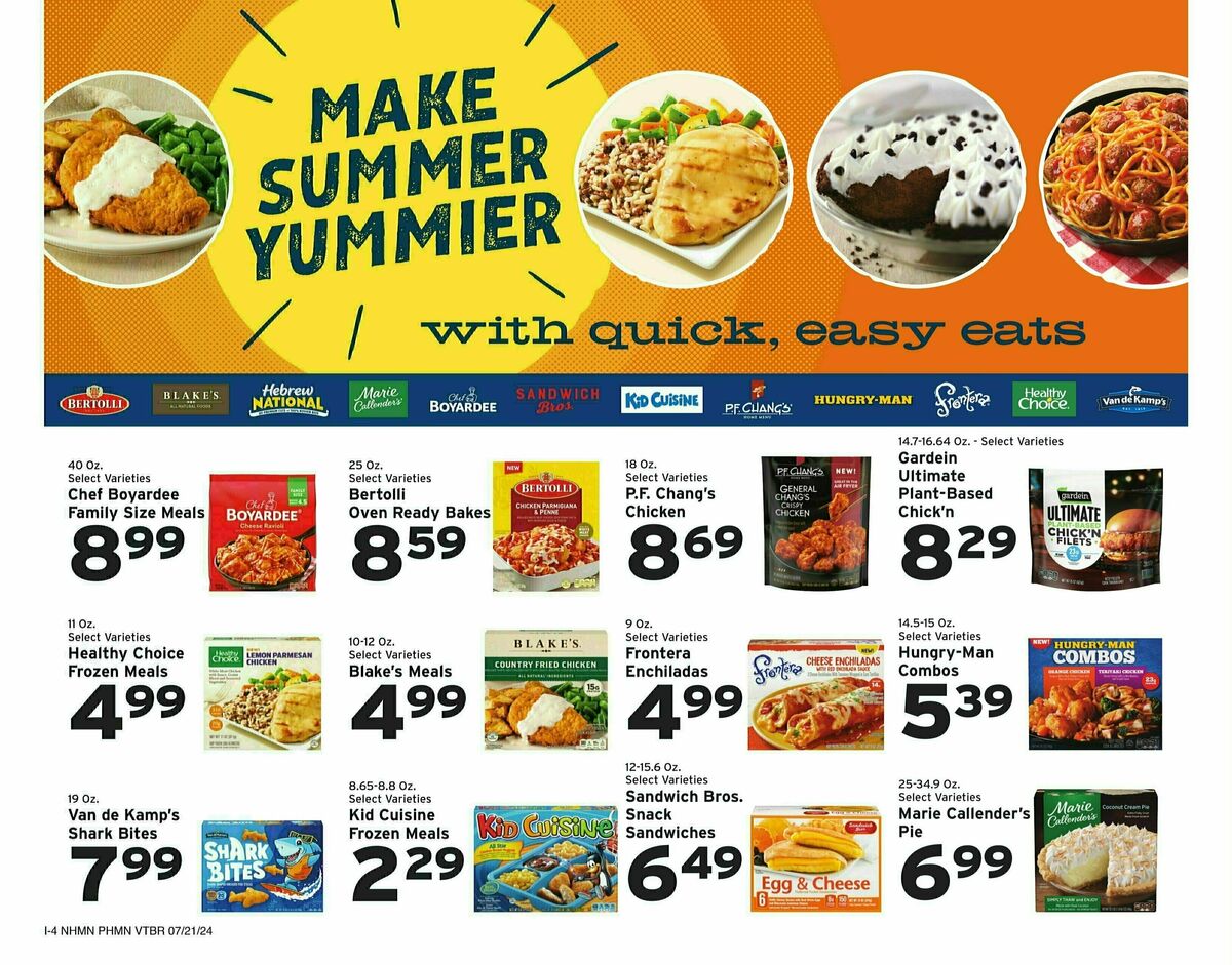 Hannaford Weekly Ad from July 21