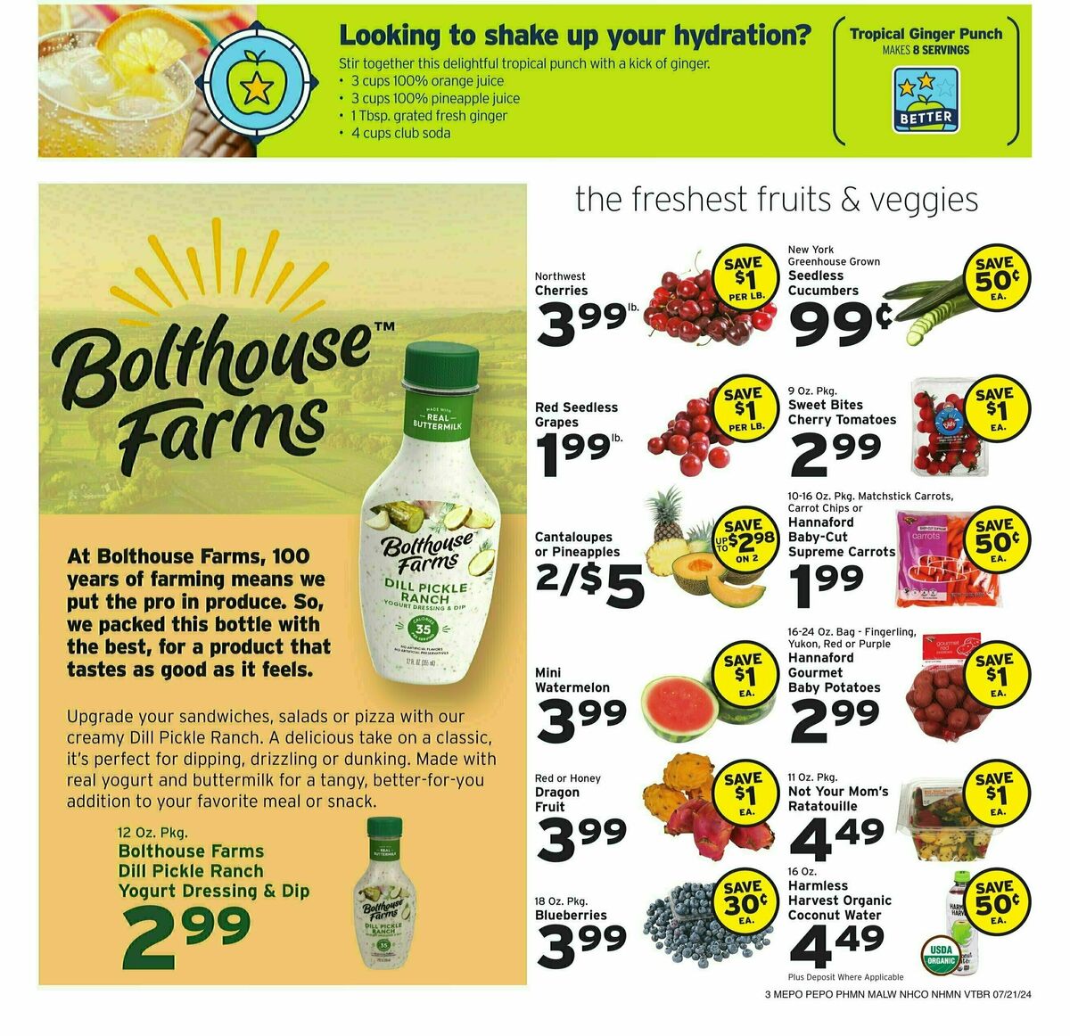 Hannaford Weekly Ad from July 21