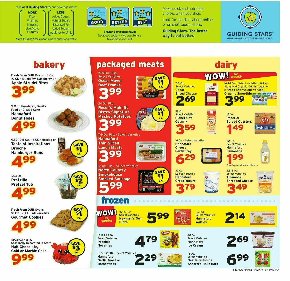 Hannaford Weekly Ad from July 21