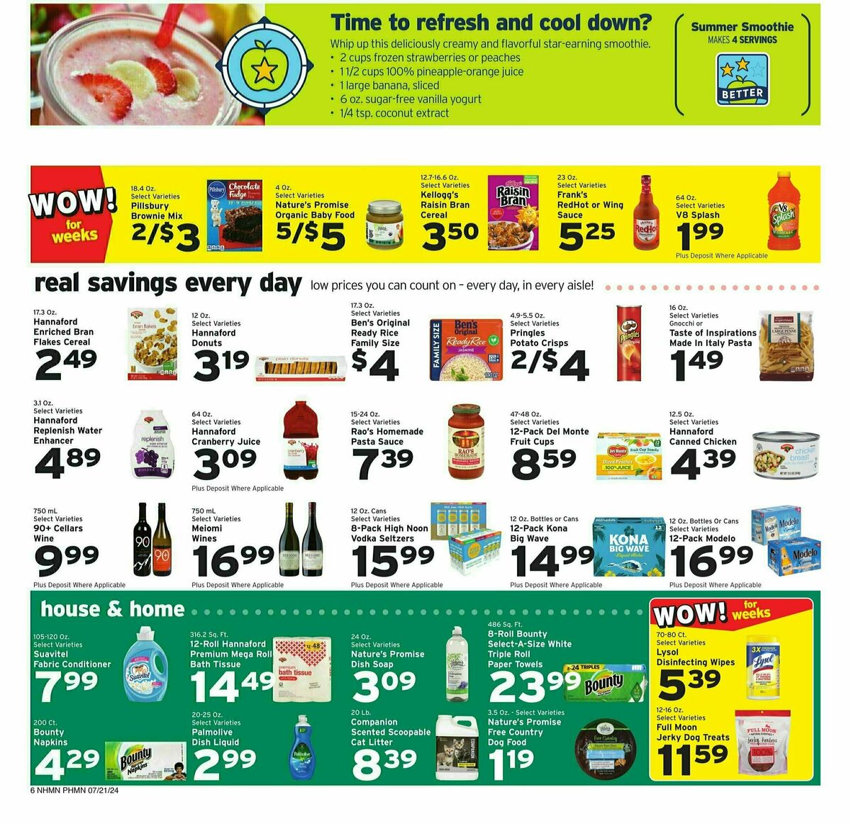 Hannaford Weekly Ad from July 21