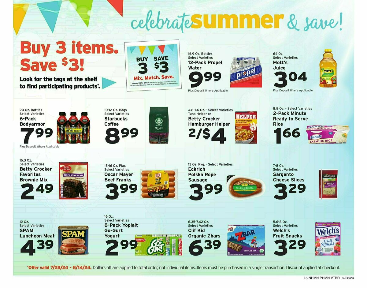 Hannaford Weekly Ad from July 28