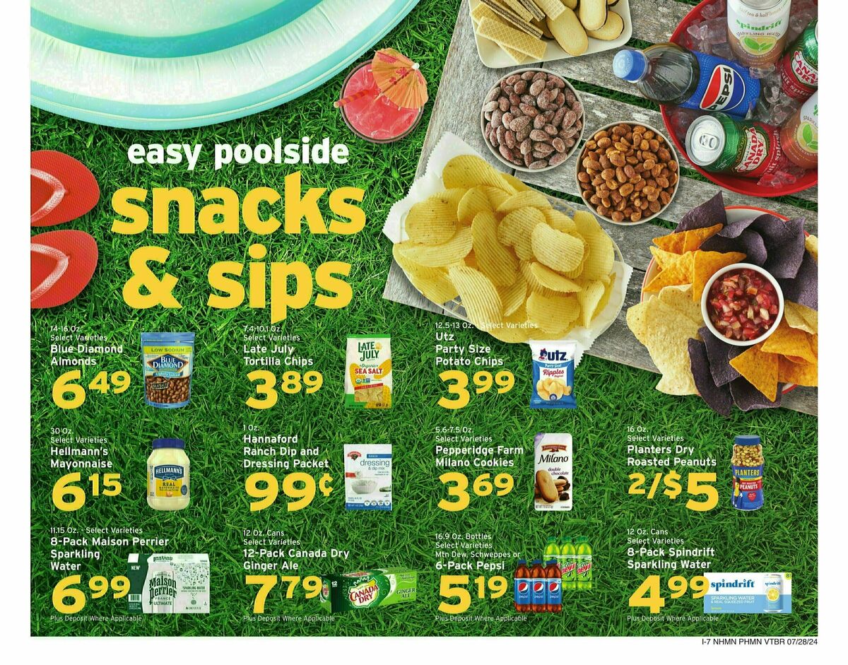 Hannaford Weekly Ad from July 28