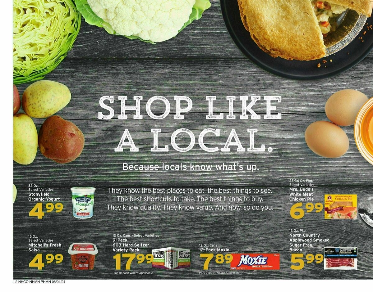 Hannaford Weekly Ad from August 4