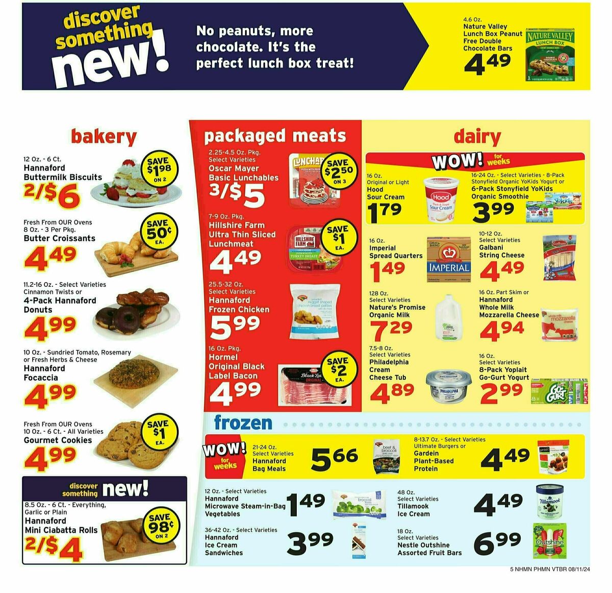 Hannaford Weekly Ad from August 11