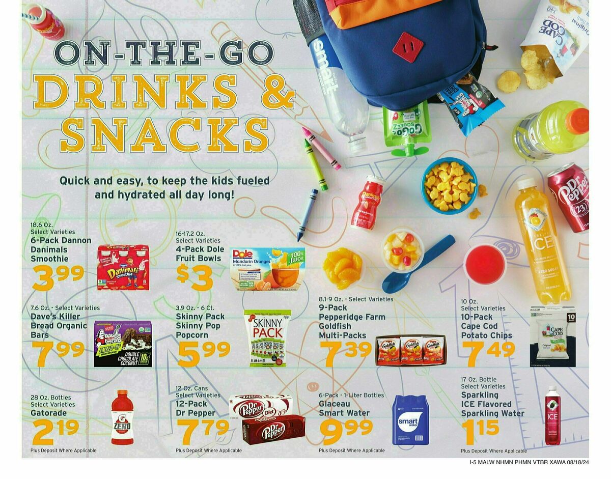 Hannaford Weekly Ad from August 18