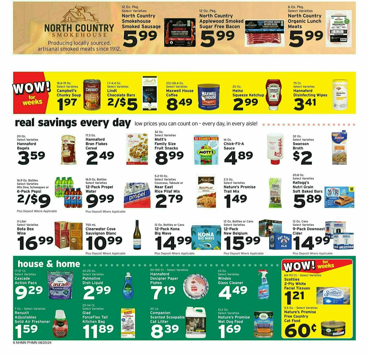 Hannaford Weekly Ad from August 25