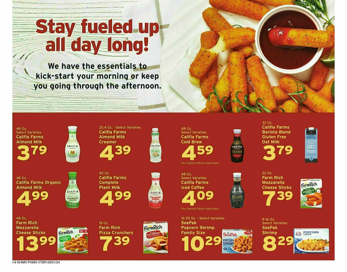 Hannaford Weekly Ad from September 1